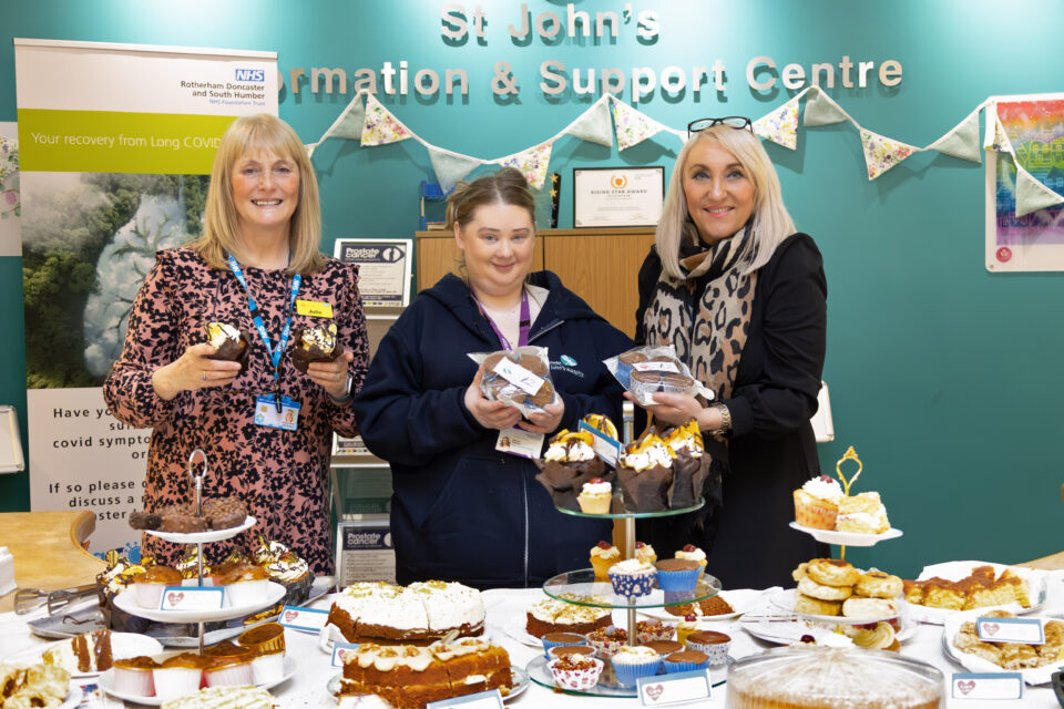 Colleagues at a fundraising event