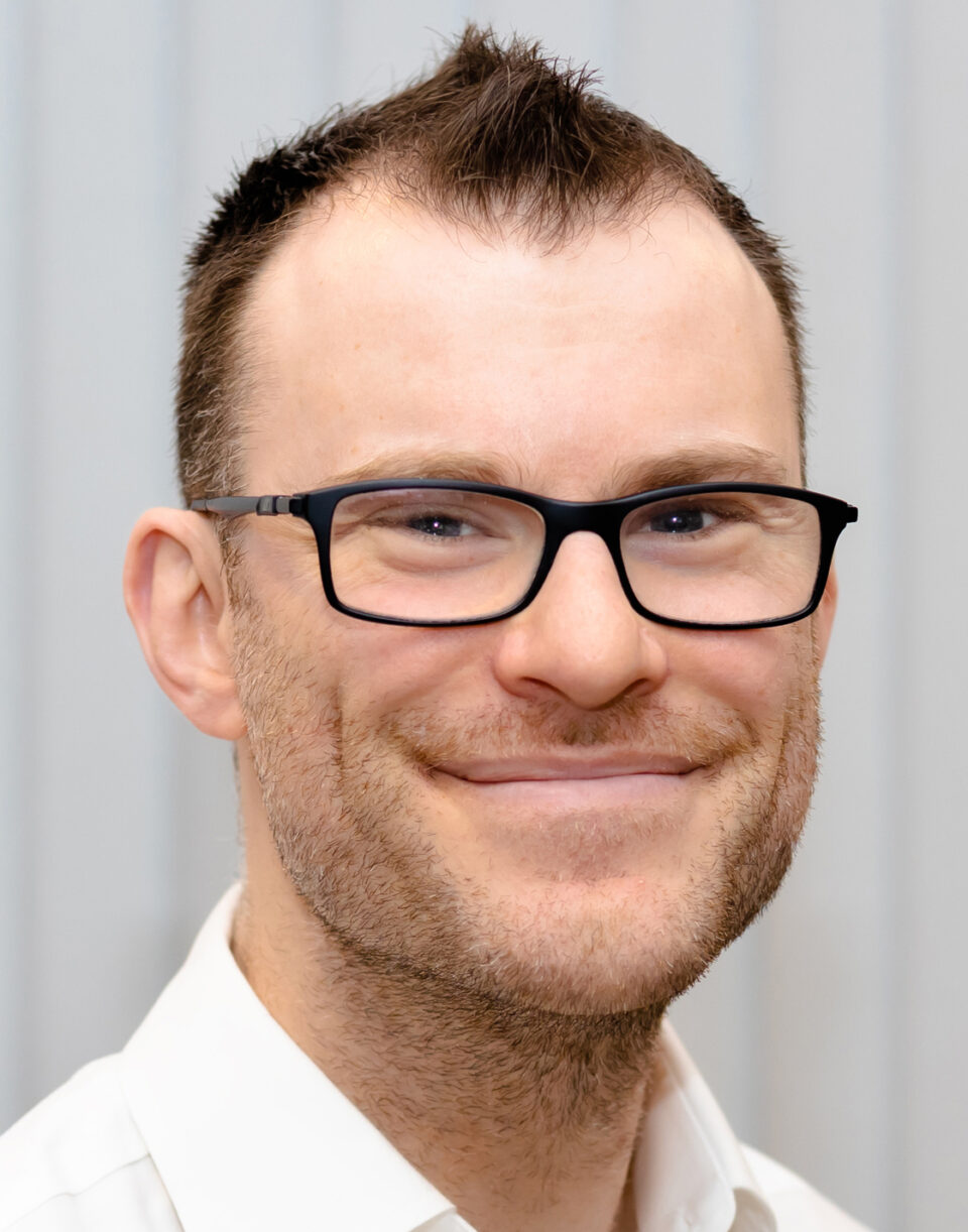 Man wearing eye glasses