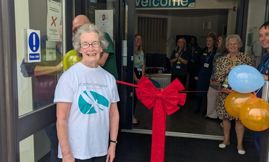 Elizabeth at the finish line