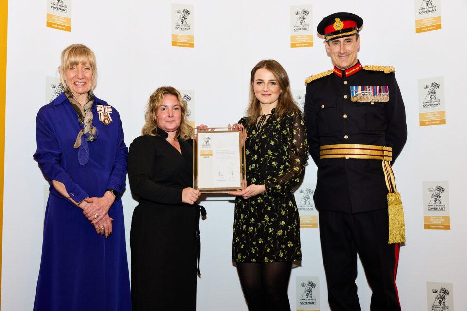 Armed forces gold presentation